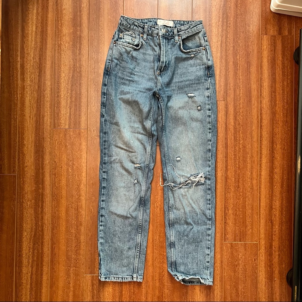 Free people straight leg denim